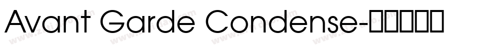 Avant Garde Condense字体转换
